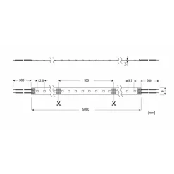 Radium Essence 1000 LED-stripe, 5 m, 40W, 3 000K Clearance