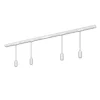 Briloner RAIL 230 V skinnesystem, hvit, 4 LED-pendler, lengde 1,5 m| Skinnesystem