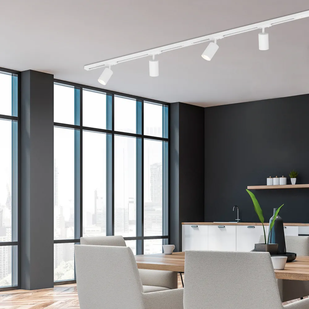 Briloner RAIL 230 V skinnesystem, hvit, 4 LED-spotter, lengde 1,5 m Sale