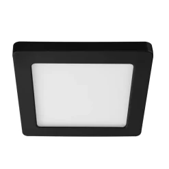 Heitronic Ramme for LED-panel Selesto, kvadratisk, svart| Elektromateriell|Tilbehør