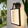 Lucande Rammeformet, utendørs LED-vegglampe Mirco Sale