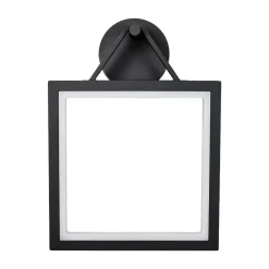 Lucande Rammeformet, utendørs LED-vegglampe Mirco Sale