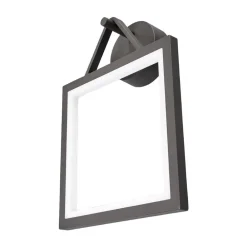 Lucande Rammeformet, utendørs LED-vegglampe Mirco Sale