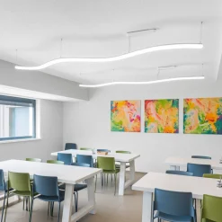 Regent Lighting Regent Wiggle lyslist DALI Ø 150cm 2700–6500 K New