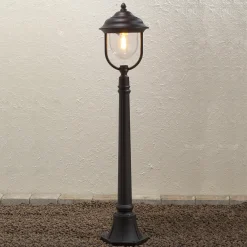 Konstsmide Romantisk PARMA gatebelysning i svart Clearance