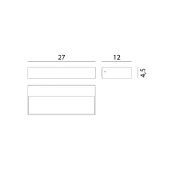 Rotaliana InOut W2 Indoor LED-vegglampe 2 700 K Online