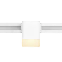 Trio Lighting Roubaix DUOline LED-skinnespot, matt hvit New