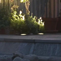 Konstsmide Rund GROUND SPOT bakkespot| Utespotter|Nedfelt Utebelysning