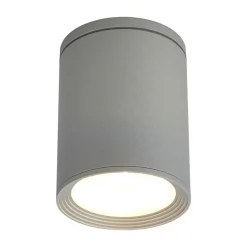 Lucande Rund Mianna taklampe i sølvgrå New