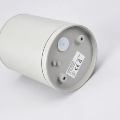 Lucande Rund Mianna taklampe i sølvgrå New