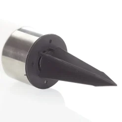 Globo Rund solcelledrevet sokkellampe Valea i stål| Kommersiell Utebelysning|Led-Utendørs