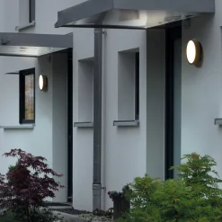 RZB HB 108 utendørs LED-vegglampe sirkel, front Online