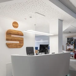 RZB Twindot S LED-hengelampe DALI 120x35cm 830