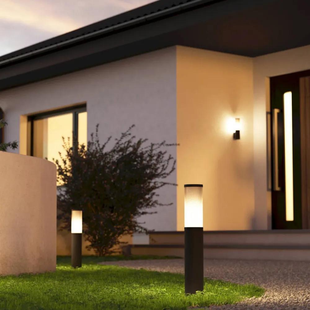 EGLO Salle sokkellampe, høyde 46,5 cm, svart, aluminium Sale