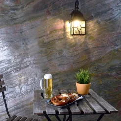 Deko-Light Sargas utendørs vegglampe, E27, svart| Vegglamper Utendørs