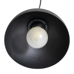 EMIBIG LIGHTING Seco pendellampe, lengde 90 cm, svart, metall/tre, 4 lyskilder. Online
