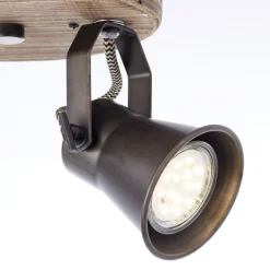 Brilliant Seed takspot, 2 lyskilder, svart Outlet