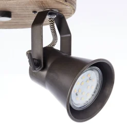 Brilliant Seed takspot, 2 lyskilder, svart Outlet