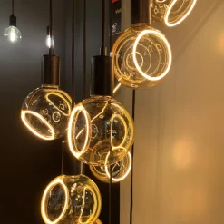 SEGULA flytende LED-globe G150 E27 4,5W gull 45° Best