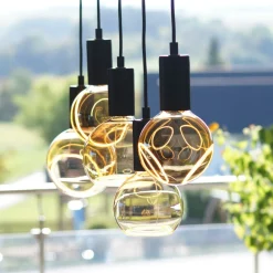 SEGULA Illusion G125 2Crescent E27 8W dimbar røyk| Dimbar Led-Pære|Dimbar Led-Pære