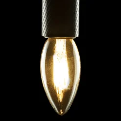 SEGULA LED E14 3W stearinlys 24V DC glødetråd klar 927 dimbar