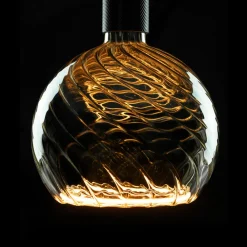 SEGULA LED-globe flytende G200 E27 6W twist røyk| Andre Pærer|Dimbar Led-Pære