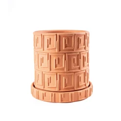 SELETTI Vase Magna Graecia Greca, underkop, terrakotta Best