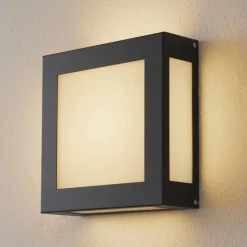 CMD Sensor-LED-utevegglampe Aqua Legendo, antrasitt| Vegglamper Med Sensor|Utebelysning Med Sensor