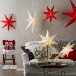 STAR TRADING Sensy Star - en dekorasjonslampe med syv kanter| Julebelysning|Dekorasjonsbelysning