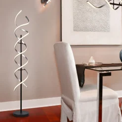 Trio Lighting Sequence LED-gulvlampe, dimbar, CCT, aluminium Outlet