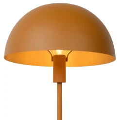 Lucide Siemon bordlampe i stål, Ø 25 cm, okergult Best