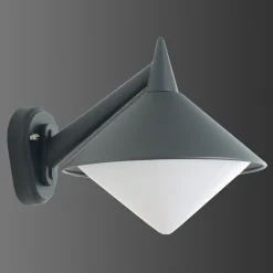 LCD Sjøvannsbestandig Liara utendørs vegglampe, grafitt New