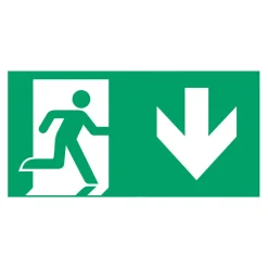 B-Safety Skilt nødutgang type A for C-LUX Standard| Nødlys