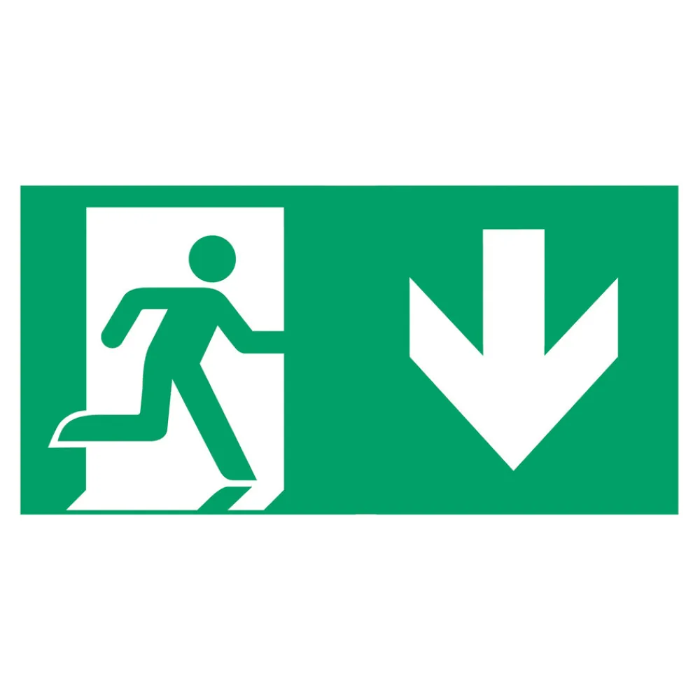 B-Safety Skilt nødutgang type A for C-LUX Standard| Nødlys