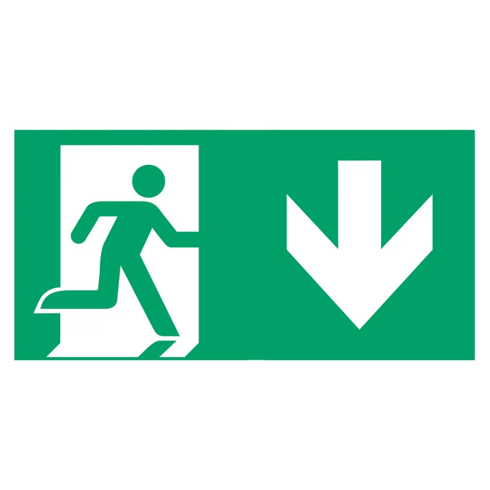 B-Safety Skilt nødutgang type A for E-LUX Standard Hot