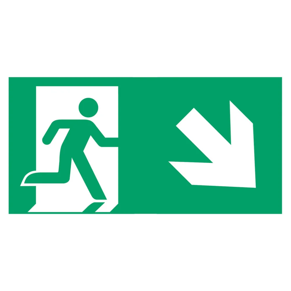 B-Safety Skilt redningsvei type E for E-LUX Standard Best