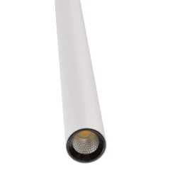 Lindby Skinne system 48V Lumaro, pendel, rørpære, 5 lyskilder, hvit, CCT