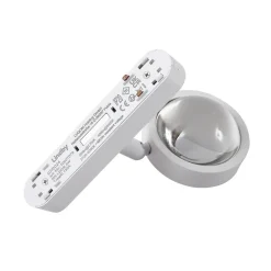 Lindby Skinnesystem 48 V Lumaro, spot, 5 lyskilder, hvit, Ø7cm, dimbar| Kontorbelysning|Skinnesystem