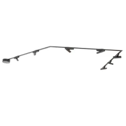 Lindby Skinnesystem Lumaro, lyskilder, 7 lyskilder, svart, 48 V, dimbar| Skinnesystem