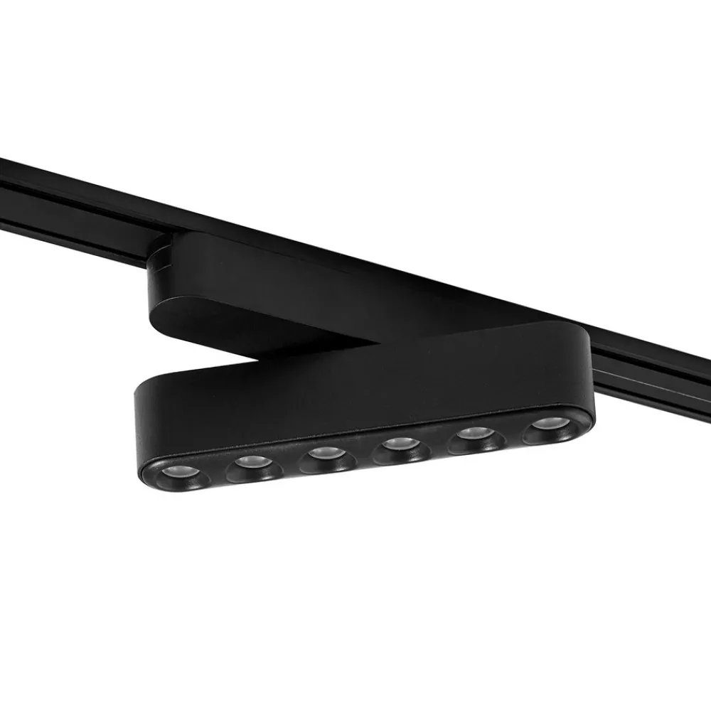 Lindby Skinnesystem 48V Lumaro, 3 LED-lister, svart, CCT Discount