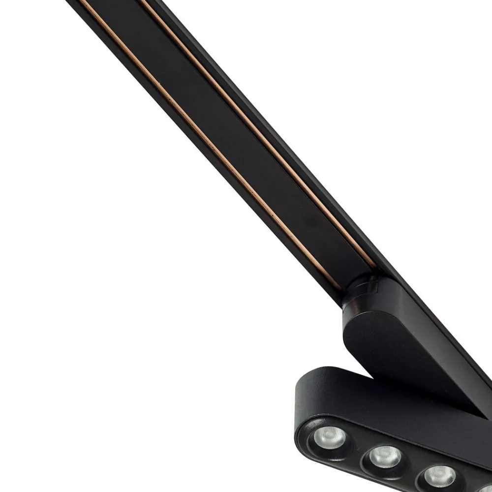 Lindby Skinnesystem 48V Lumaro, 3 LED-lister, svart, CCT Discount