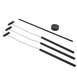 Lindby Skinnesystem 48V Lumaro, pendel, rørpære, 3 lyskilder, svart| Skinnesystem