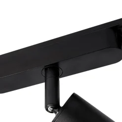 Lindby Skinnesystem 48V Lumaro, spots, 11 lyskilder, svart, Ø4cm, dimbar| Kontorbelysning|Skinnesystem