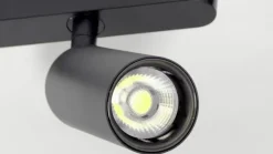 Lindby Skinnesystem 48V Lumaro Spot 5 lyskilder svart Ø 4cm dimbar| Kontorbelysning|Led-Innendørs