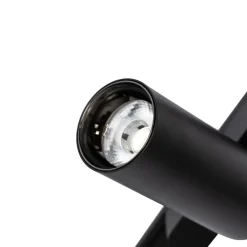 Lindby Skinnesystem 48V Lumaro Spot 5 lyskilder svart Ø 4cm dimbar| Kontorbelysning|Led-Innendørs