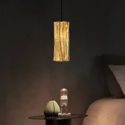 Slamp Accordéon Vertical hengelampe gull/svart Hot