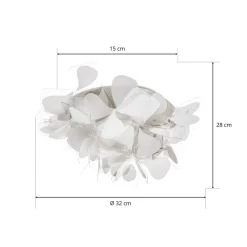 Slamp Clizia Mama Non Mama vegglampe hvit 32cm Hot