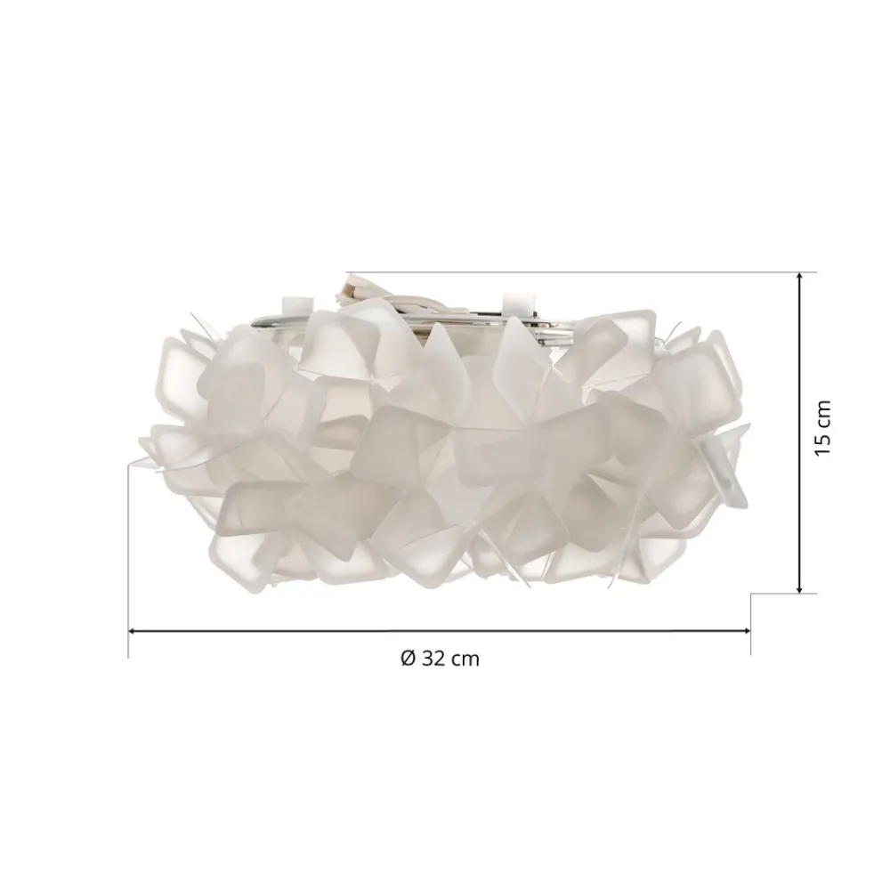 Slamp Clizia taklampe, Ø 32 cm, hvit Clearance