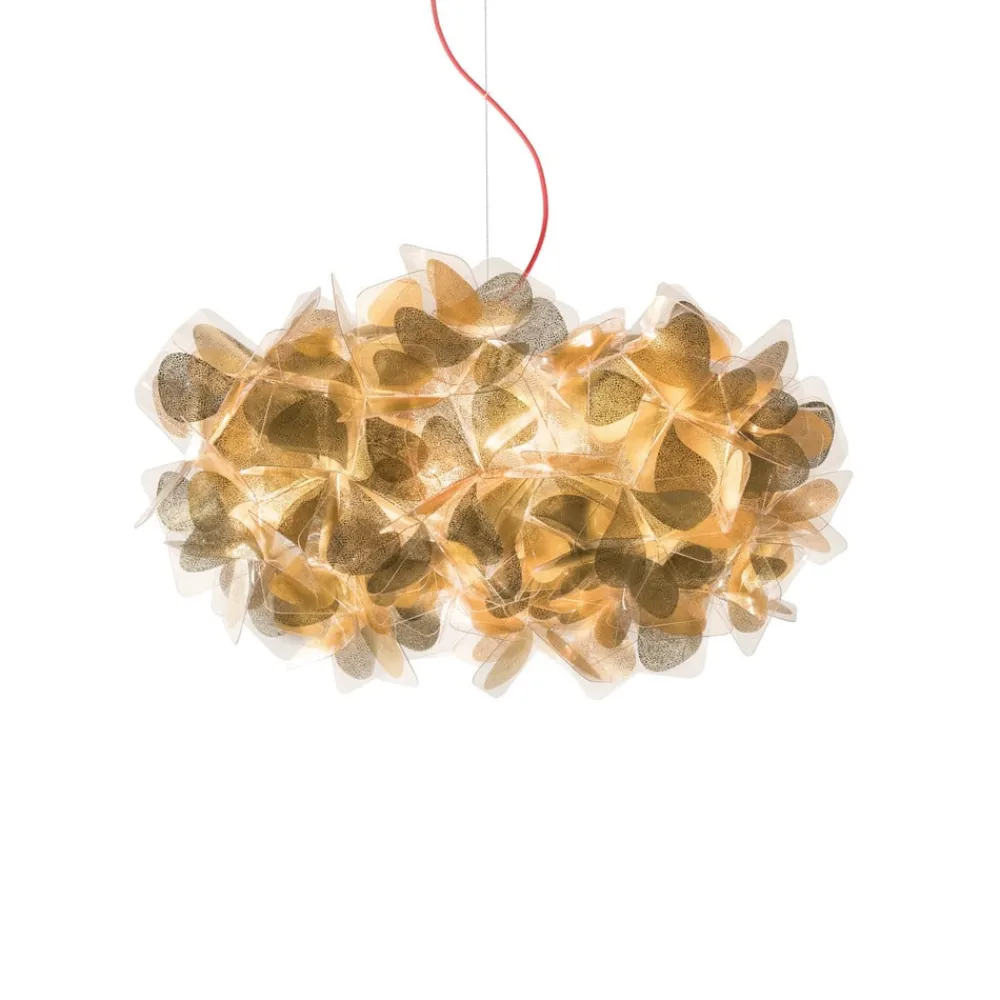 Slamp hengelampe Clizia Mama Non Mama, Ø53cm, gull/rød| Pendellamper