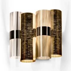 Slamp La Lollo vegglampe, gullfarget New